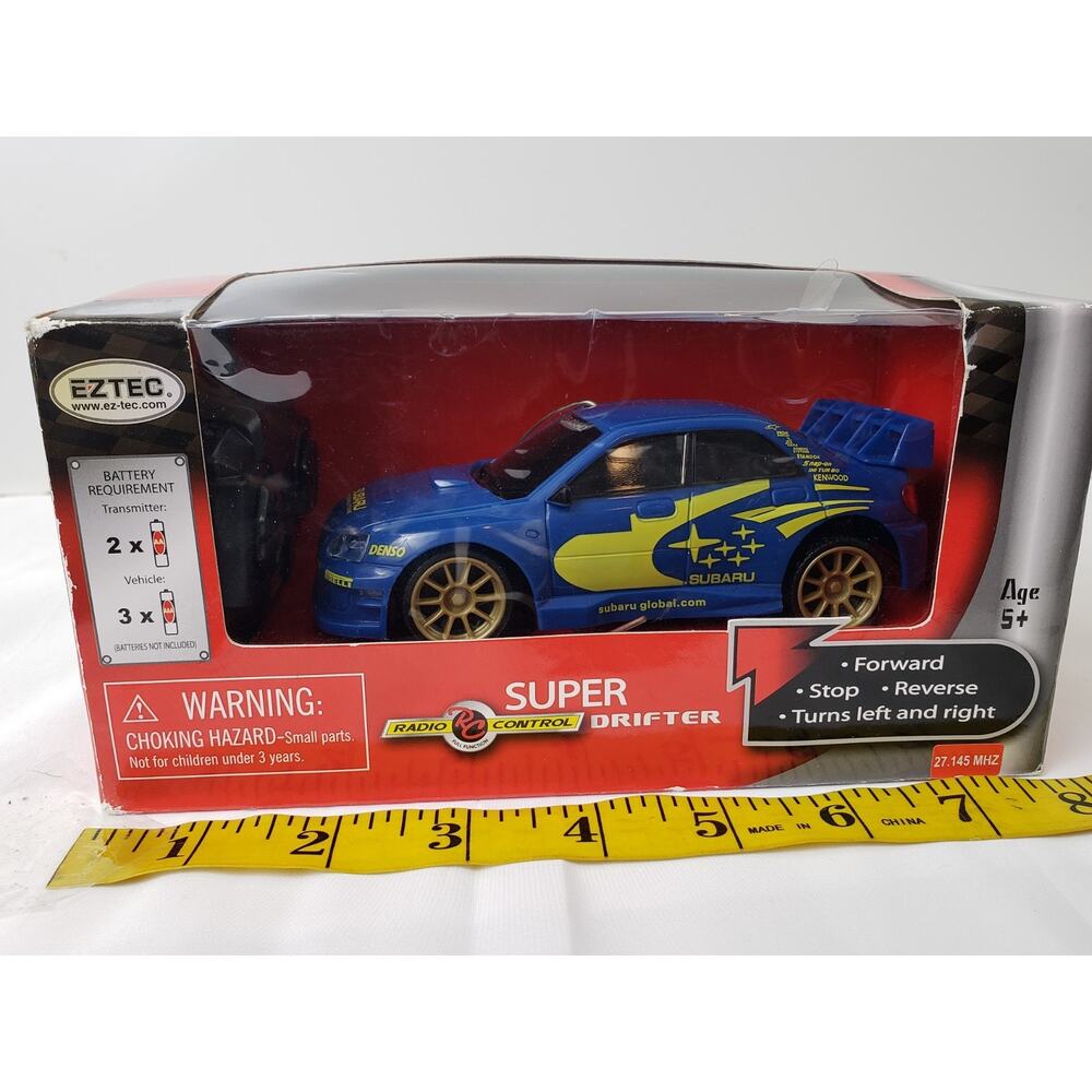 Vintage 2009 Eztec Subaru Radio Control Car RARE in Box
